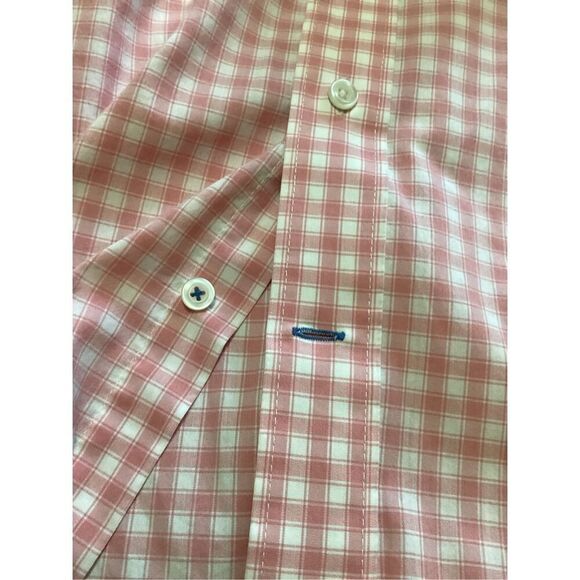 IZOD Mens Plaid No Iron Stretch Button Down Shirt XL - Picture 5 of 6